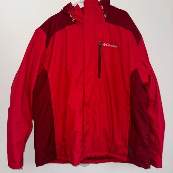 MENS Red Columbia snow/rain jacket XXL - Picture 1 of 6